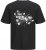 Jack & Jones Hawaii Crew Neck T-Shirt Black - T-paidat - Isot T-paidat 2XL – 14XL