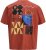 Jack & Jones Fold Crew Neck T-Shirt Red - T-paidat - Isot T-paidat 2XL – 14XL