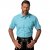 JP1880 Shirt Traditional Short Sleeve Turquoise - Kauluspaidat - Miesten isot kauluspaidat 2XL – 8XL
