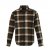 JP1880 Shirt Flannel Long Sleeve Dark Brown TALL - MIESTEN VAATTEET MT-6XLT - Pitkien miesten vaatteet