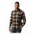 JP1880 Shirt Flannel Long Sleeve Dark Brown TALL - MIESTEN VAATTEET MT-6XLT - Pitkien miesten vaatteet
