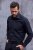 JP1880 Comfort Fit with Chest Pocket Shirt TALL Black - TALL kauluspaidat - 