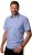 JP1880 Short Sleeve Check Print Traditional Shirt Blue - Kauluspaidat - Miesten isot kauluspaidat 2XL – 8XL