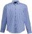 JP1880 Shirt Traditional Checked Long Sleeve Blue - Kauluspaidat - Miesten isot kauluspaidat 2XL – 8XL
