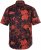 JP1880 Shirt Short Sleeve Linen Blend Red - Kauluspaidat - Miesten isot kauluspaidat 2XL – 8XL