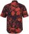 JP1880 Shirt Short Sleeve Linen Blend Red - Kauluspaidat - Miesten isot kauluspaidat 2XL – 8XL