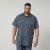 North Latitude 61112 All-Over Painettu Stretch-Paita Laivastonsininen - Kauluspaidat - Miesten isot kauluspaidat 2XL – 8XL