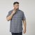 North Latitude 61114 All-Over Painettu Jersey-Paita Laivastonsininen - Kauluspaidat - Miesten isot kauluspaidat 2XL – 8XL