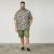 North Latitude 61357 All-Over Painettu Viskoosipaita Musta - Kauluspaidat - Miesten isot kauluspaidat 2XL – 8XL