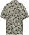 North Latitude 61357 All-Over Painettu Viskoosipaita Musta - Kauluspaidat - Miesten isot kauluspaidat 2XL – 8XL
