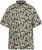 North Latitude 61357 All-Over Painettu Viskoosipaita Musta - Kauluspaidat - Miesten isot kauluspaidat 2XL – 8XL