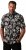 JP1880 Skull Pattern Jersey Short Sleeve Shirt Black - Kauluspaidat - Miesten isot kauluspaidat 2XL – 8XL