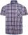 Kam Jeans 6339 Checked Short Sleeve Shirt Blue - Kauluspaidat - Miesten isot kauluspaidat 2XL – 8XL