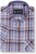 Kam Jeans 6339 Checked Short Sleeve Shirt Blue - Kauluspaidat - Miesten isot kauluspaidat 2XL – 8XL