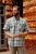 Kam Jeans 6339 Checked Short Sleeve Shirt Mineral Blue - Kauluspaidat - Miesten isot kauluspaidat 2XL – 8XL