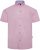 Kam Jeans 6340 Linen Mix Short Sleeve Shirt Pink - Kauluspaidat - Miesten isot kauluspaidat 2XL – 8XL
