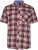 Kam Jeans 6368 Checked Short Sleeve Shirt Red - Kauluspaidat - Miesten isot kauluspaidat 2XL – 8XL
