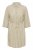 Kaffe Curve Milla Short Shirt Dress Chinchilla/Chalk Stripe - Minimekot - 