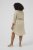 Kaffe Curve Milla Short Shirt Dress Chinchilla/Chalk Stripe - Minimekot - 