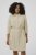 Kaffe Curve Milla Short Shirt Dress Chinchilla/Chalk Stripe - Minimekot - 