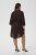 Kaffe Curve Mille Short Shirt Dress Black Coffee Brown - Minimekot - 
