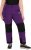 Ulla Popken HYPRAR Multifunctional Durable Inset Trekking Pants Plum - Naisten farkut ja housut isot koot - 