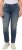 Ulla Popken Distressed Stretch Fit Boyfriend Jeans Blue Denim - Naisten farkut ja housut isot koot - 