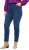Ulla Popken Splatter Painted Jeans Blue - Farkut & Housut Isoissa Koissa – Plus Size - 