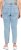 Ulla Popken Tile Laser Print Stretch Fit Jeans Light Light Blue Denim - Naisten farkut ja housut isot koot - 