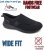 D555 Shelvey Kingsize Open Top Knitted Shoe Black - Tennarit - 
