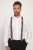 JP1880 Suspenders with Adjustable Length Burgundy Red - Asusteet - 