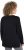 Ulla Popken Sequined Star Rolled Edge Sweater Black - Naisten hupparit ja collegepaidat isot koot - 