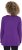 Ulla Popken Sequined Star Rolled Edge Sweater Dark Purple - Naisten hupparit ja collegepaidat isot koot - 