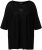 Ulla Popken Oversized 3/4 Sleeve V-Neck Sweater Black - Naisten hupparit ja collegepaidat isot koot - 