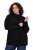 Ulla Popken Long Sleeves Mock Turtleneck Sweater Black - Ulla Popken - Ulla Popken plus-size-vaatteet