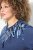 Ulla Popken Sequined Neck Long Sleeve Sweatshirt Ink Blue - Naisten hupparit ja collegepaidat isot koot - Mukavat collegepaidat, huput ja neuleet