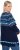 Ulla Popken Norwegian Style Pastel Tone Long Sleeve Sweater Ink Blue - Naisten hupparit ja collegepaidat isot koot - 