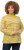Ulla Popken Zebra Print Mock Turtleneck Long Sleeve Sweater Yellow Green - Naisten hupparit ja collegepaidat isot koot - 