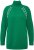 Ulla Popken Contrast Braid Turtleneck Sweater Emerald Green - Naisten hupparit ja collegepaidat isot koot - 