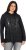 Ulla Popken Sequined Knit Long Sleeve Hoodie Black - Naisten hupparit ja collegepaidat isot koot - 