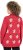 Ulla Popken Gingerbread Men Sweater Salsa Red - Naisten hupparit ja collegepaidat isot koot - 