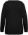 Ulla Popken Casual V-Neck Long Sleeve Sweater Black - Naisten hupparit ja collegepaidat isot koot - 