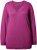 Ulla Popken Soft Fine Knit Pullover V-Neck Sweatshirt Dark Lilac - Naisten hupparit ja collegepaidat isot koot - 