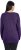 Ulla Popken Soft Fine Knit Pullover V-Neck Sweatshirt Deep Violet - Naisten hupparit ja collegepaidat isot koot - 