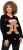 Ulla Popken Gingerbread Man Christmas Sweater Black - Naisten hupparit ja collegepaidat isot koot - 
