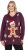 Ulla Popken Gingerbread Man Christmas Sweater Dark Wine Red - Naisten hupparit ja collegepaidat isot koot - 