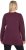Ulla Popken Gingerbread Man Christmas Sweater Dark Wine Red - Naisten hupparit ja collegepaidat isot koot - 