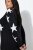Ulla Popken Glitter Stars Soft Knit Sweater Black - Naisten hupparit ja collegepaidat isot koot - Mukavat collegepaidat, huput ja neuleet