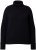 Ulla Popken Turtleneck Sweater with Ribbed Inserts Black - Naisten hupparit ja collegepaidat isot koot - 
