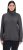 Ulla Popken Turtleneck Ribbed Trim Long Sleeve Sweater Charcoal Grey Melange - Naisten hupparit ja collegepaidat isot koot - 